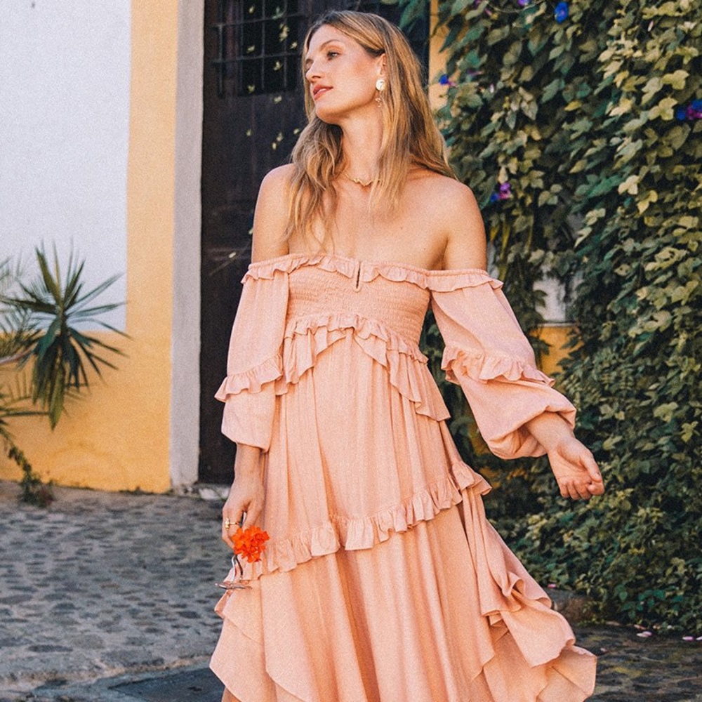 Spell & The Gypsy Clementine Mermaid Dress XS NWT